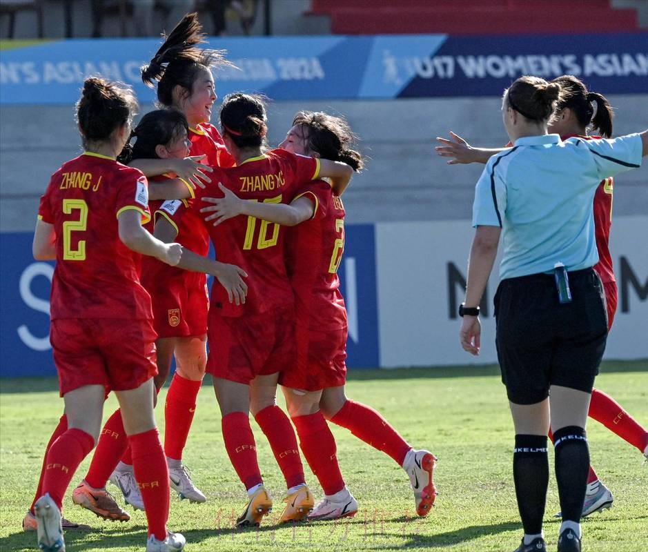 U-17女足亚洲杯小组赛战罢 中国队小组第二进四强