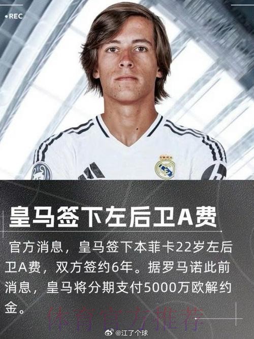 西媒：皇马接近签下本菲卡左后卫A费